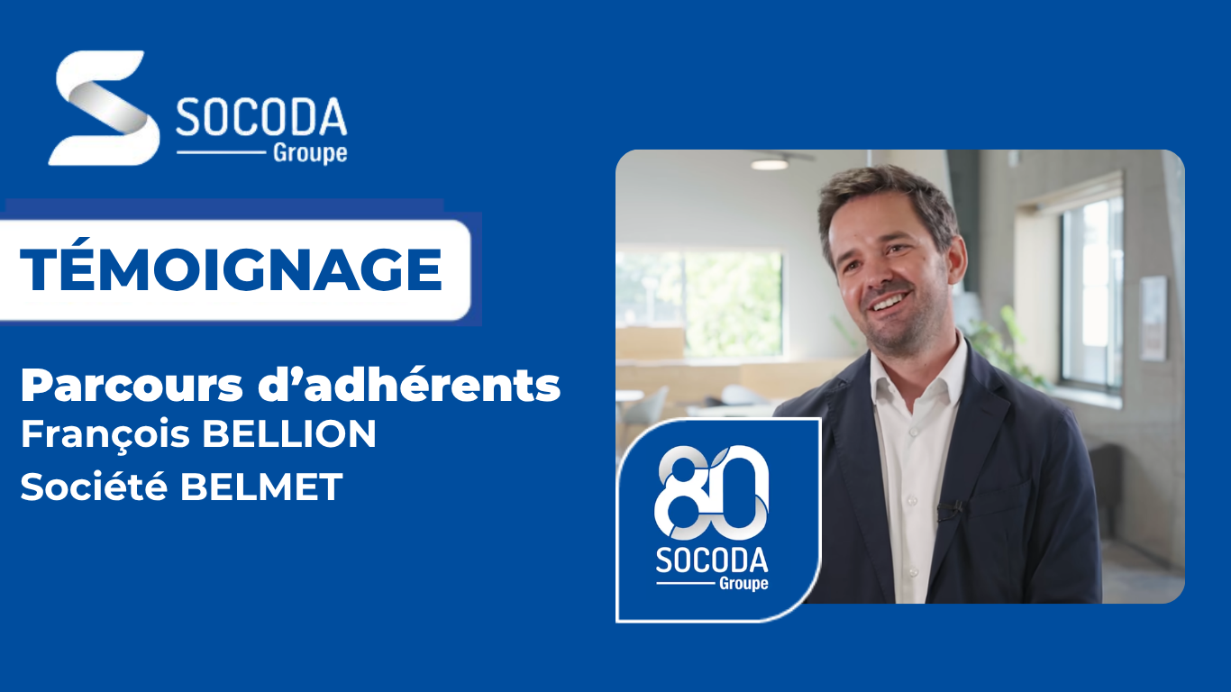 80 ANS DE SOCODA - PARCOURS ADHERENTS - FRANCOIS BELLION- BELMET - SOCODA